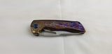 Kansept Knives Mini Kyro Framelock Titanium Folding CPM-S35VN Knife 2001B10