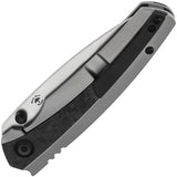 Kansept Knives Raven Framelock Titanium & Shred Carbon Fiber Folding 20CV Knife 2109A2