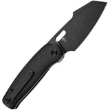 Kansept Knives Orlok Linerlock Black Titanium Folding S35VN Pocket Knife 2111A1