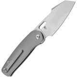 Kansept Knives Orlok Linerlock Gray Titanium Folding S35VN Pocket Knife 2111A2