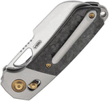Kansept Knives Nahual Crossbar Lock Titanium & Carbon Fiber Folding MagnaCut Knife 2125V2