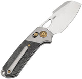 Kansept Knives Nahual Crossbar Lock Titanium & Carbon Fiber Folding MagnaCut Knife 2125V2