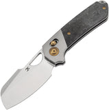 Kansept Knives Nahual Crossbar Lock Titanium & Carbon Fiber Folding MagnaCut Knife 2125V2