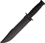 Ka-Bar Big Brother Fighting/Utility 1095 Carbon Steel Sawback Fixed Knife 2211