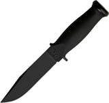 Ka-Bar Mark 1 Black 1095 Carbon Steel 56-58 HRC Fixed Knife w/ Belt Sheath 2221