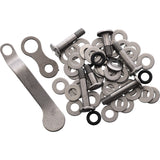 KeyBar KeyBar Titanium & Fordite Red & Black & Grey Key Holding Multi-Tool 282