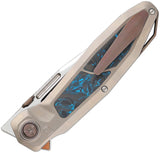 Ketuo Bratva MP Linerlock Titanium & Carbon Fiber Folding Bohler M390 Pocket Knife M056