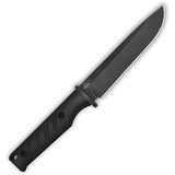 Kizer Cutlery Camp 180 Black G10 AEB-L Drop Pt Fixed Blade Knife w/ Sheath 1096A1