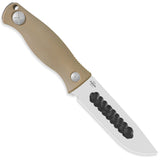 Kizer Cutlery Polaris Tan G10 1095 Steel Fixed Blade Knife w/ Sheath 1100A4