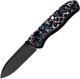 Kizer Cutlery Drop Bear Clutch Lock Nebula Carbon Fiber Folding CPM-S45VN Knife 3619A5