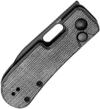 Kizer Cutlery Banish Button Lock Black Micarta Folding 154CM Pocket Knife V2676C1