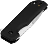 Kizer Cutlery Nice Guy Linerlock Black Aluminum Folding Nitro-V Pocket Knife V3011A2