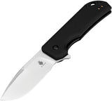 Kizer Cutlery Nice Guy Linerlock Black Aluminum Folding Nitro-V Pocket Knife V3011A2