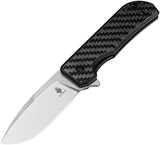 Kizer Cutlery Nice Guy Linerlock Black Carbon Fiber & G10 Folding 154CM Pocket Knife V3011C1