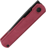 Kizer Cutlery Feist Linerlock Red Demin Micarta Folding 154CM Pocket Knife V3499C3