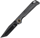Kizer Cutlery Begleiter 2 Knife Linerlock Black Micarta Folding 154CM 44582TC1