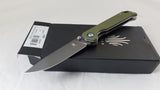 Kizer Begleiter Folding Knife Pocket OD Green G10 - V4458A2