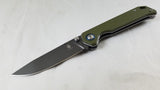 Kizer Begleiter Folding Knife Pocket OD Green G10 - V4458A2
