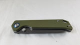 Kizer Begleiter Folding Knife Pocket OD Green G10 - V4458A2