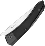 Kizer Cutlery Momo Linerlock Black Aluminum Folding 154CM Pocket Knife V4663C1