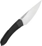 Kizer Cutlery Momo Linerlock Black Aluminum Folding 154CM Pocket Knife V4663C1