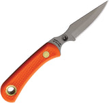 Knives Of Alaska Cub Bear Orange SureGrip D2 Steel Fixed Blade Knife w/ Sheath 00008FG