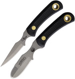 Knives Of Alaska Muskrat & Cub Combo Stag Bone D2 Steel Fixed Blade Knife 2pc Set 00095FG
