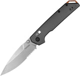 Kershaw Iridium DuraLock Gray Aluminum Folding D2 Steel Serrated Pocket Knife 2038ST