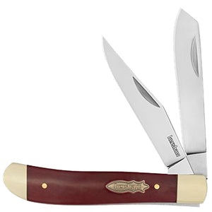 Kershaw Gadsden Slip Joint Red Smooth Bone Folding D2 Steel Pocket Knife 4381RB