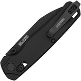 Kershaw Bel Air DuraLock Black Aluminum Folding CPM-MagnaCut Pocket Knife 6105BLK