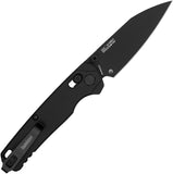 Kershaw Bel Air DuraLock Black Aluminum Folding CPM-MagnaCut Pocket Knife 6105BLK