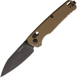 Kershaw Bel Air DuraLock Flat Dark Earth Aluminum Folding MagnaCut Knife 6105FDEBW