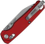 Kershaw Bel Air DuraLock Red Aluminum Folding MagnaCut Pocket Knife 6105RDSW