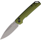Kershaw Automatic Launch Iridium Knife Button Lock OD Green Aluminum MagnaCut Blade 7038OL