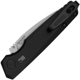 Kershaw Automatic Launch 18 Knife Button Lock Black Aluminum CPM-154 Blade 7551BLKSW