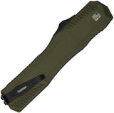 Kershaw Automatic Livewire Knife OTF Olive Green Aluminum Black MagnaCut Tanto Blade 9000TOLBLK