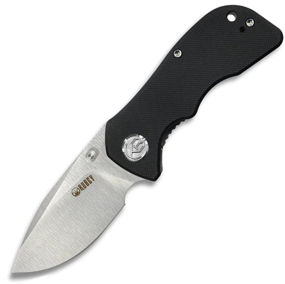 Kubey Karaji Linerlock Black G10 Folding D2 Steel Spear Pt Pocket Knife 180E