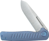 Kubey KB Knives Steelhead Linerlock Blue Titanium Folding M390 Pocket Knife 315C