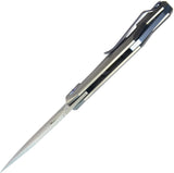 Kubey Verijero Framelock Gray 6AL4V Titanium Folding 14C28N Pocket Knife 340A
