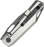 Kubey Verijero Framelock Gray Titanium Folding Black 14C28N Pocket Knife 340B