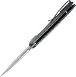 Kubey Tityus Framelock Gold Pattern Titanium Folding 14C28N Pocket Knife 360G