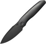 Kubey Pioneer Black Titanium Framelock DLC CPM-20CV Folding Knife 379C