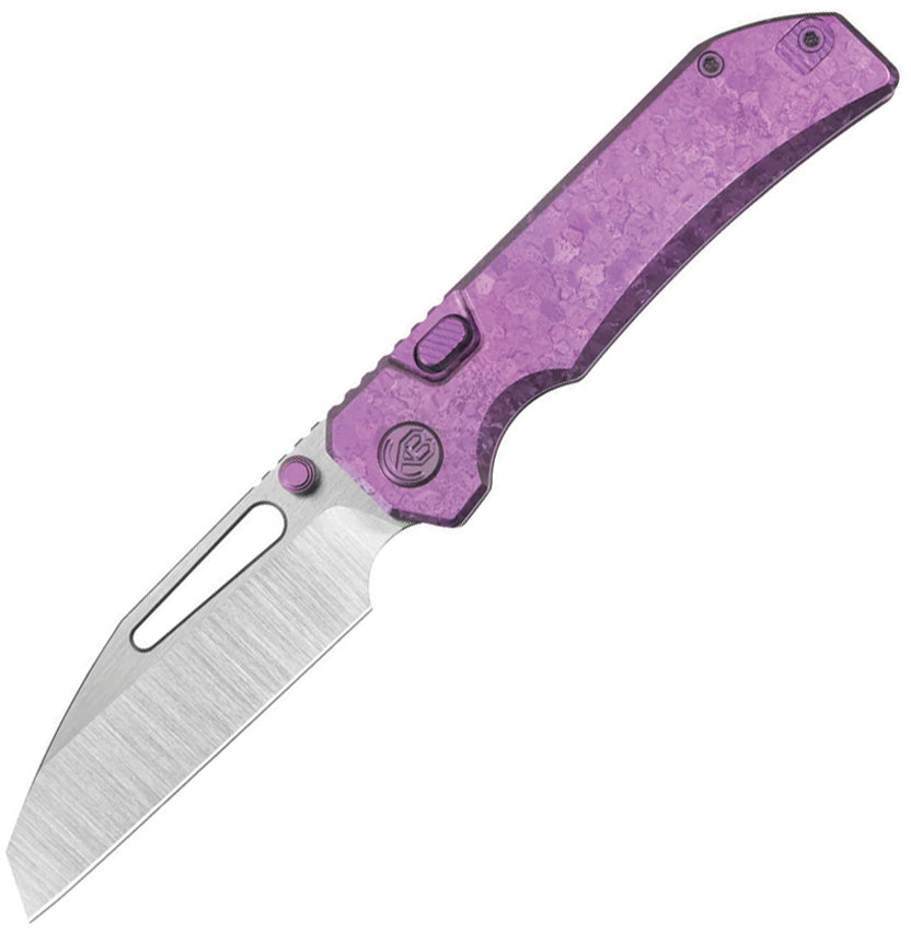 Kubey KB Knives Venom Purple Titanium Folding Knife | Premium