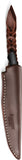 LionSTEEL AGO Carbon Fiber Bohler M390 Fixed Blade Knife w/ Sheath AG1CF