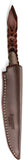 LionSTEEL AGO Green Micarta Bohler M390 Fixed Blade Knife w/ Sheath AG1CVG