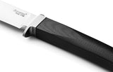 LionSTEEL AGO Black G10 Bohler M390 Fixed Blade Knife w/ Sheath AG1GBK
