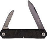 Maserin Sessantesimo Black Fat Carbon Folding Stainless Pocket Knife 195ALTIN