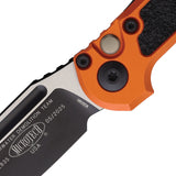 Microtech Automatic LUDT Gen III Knife Button Lock Orange Aluminum Two-Tone M390MK Blade 11351OR