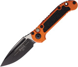 Microtech Automatic LUDT Gen III Knife Button Lock Orange Aluminum Two-Tone M390MK Blade 11351OR