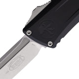 Microtech Automatic Combat Troodon Gen III OTF Knife Black Aluminum Tanto Blade 114410